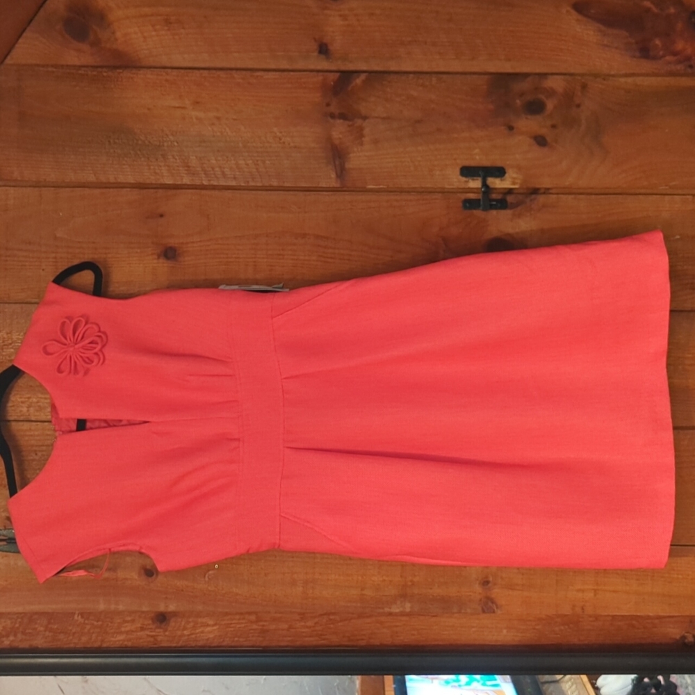 Coral dress